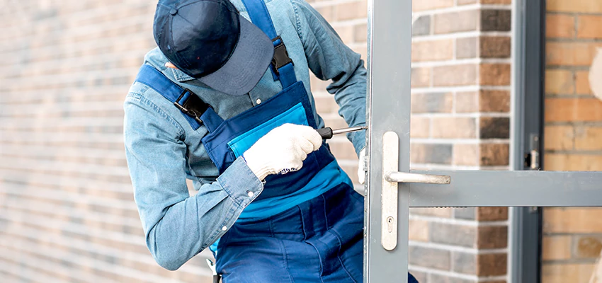 Pivot Storefront Door Locks Installation in Bartlett, Illinois